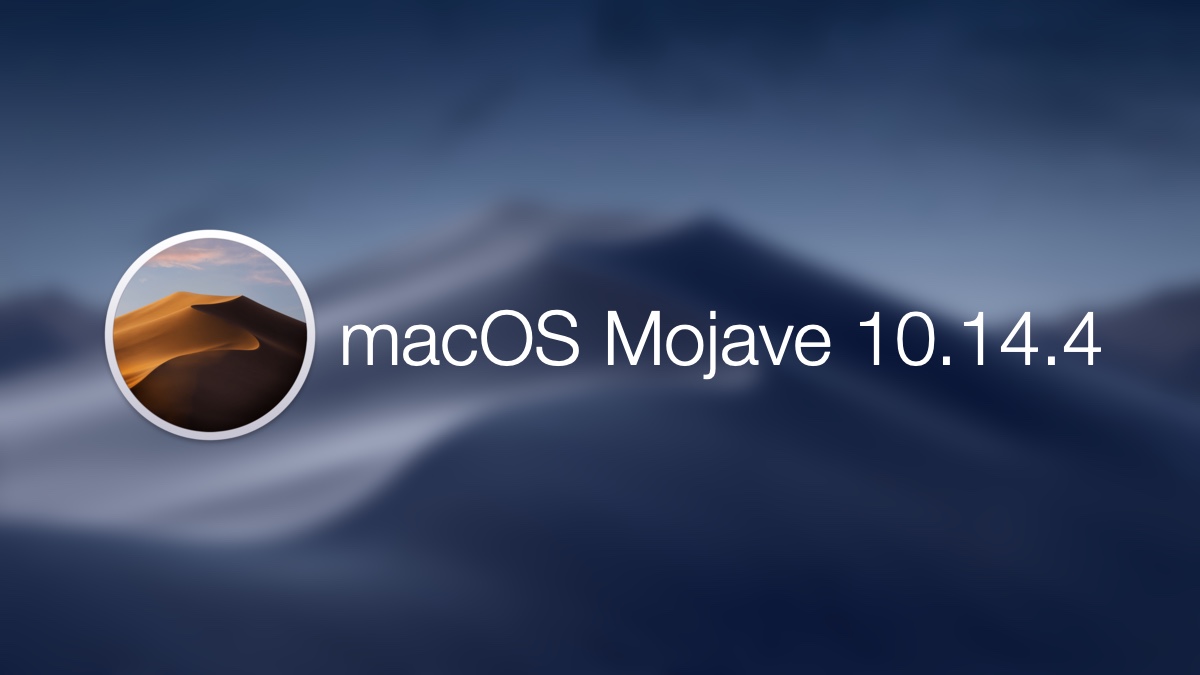 Download Mac 10.14.4
